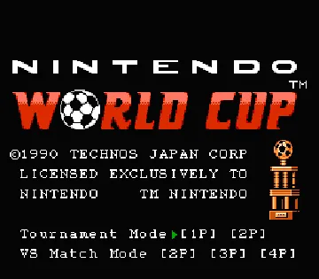 Super Spike V'Ball + Nintendo World Cup (USA) screen shot title